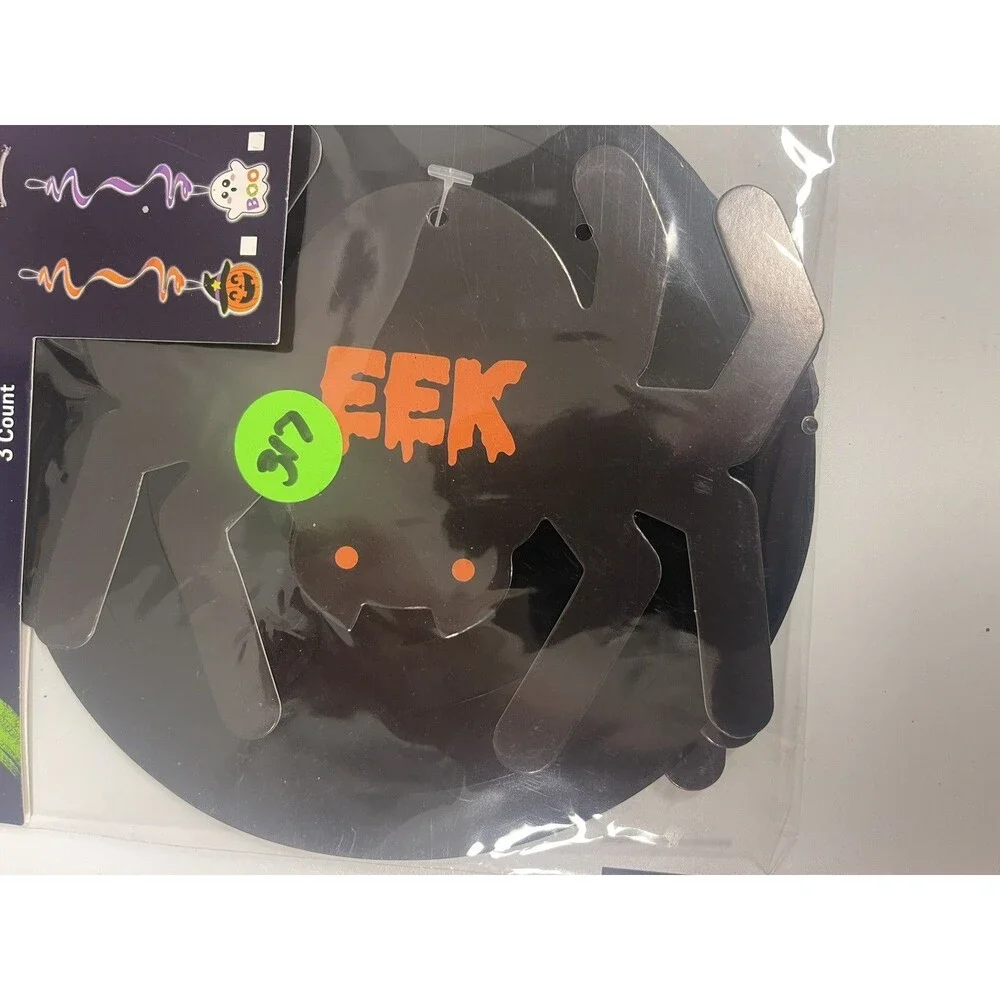 Halloween party supplies Plates, Cups, Napkins And decorations Party Of 8 #317